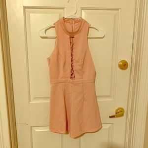 Light pink figleaf romper